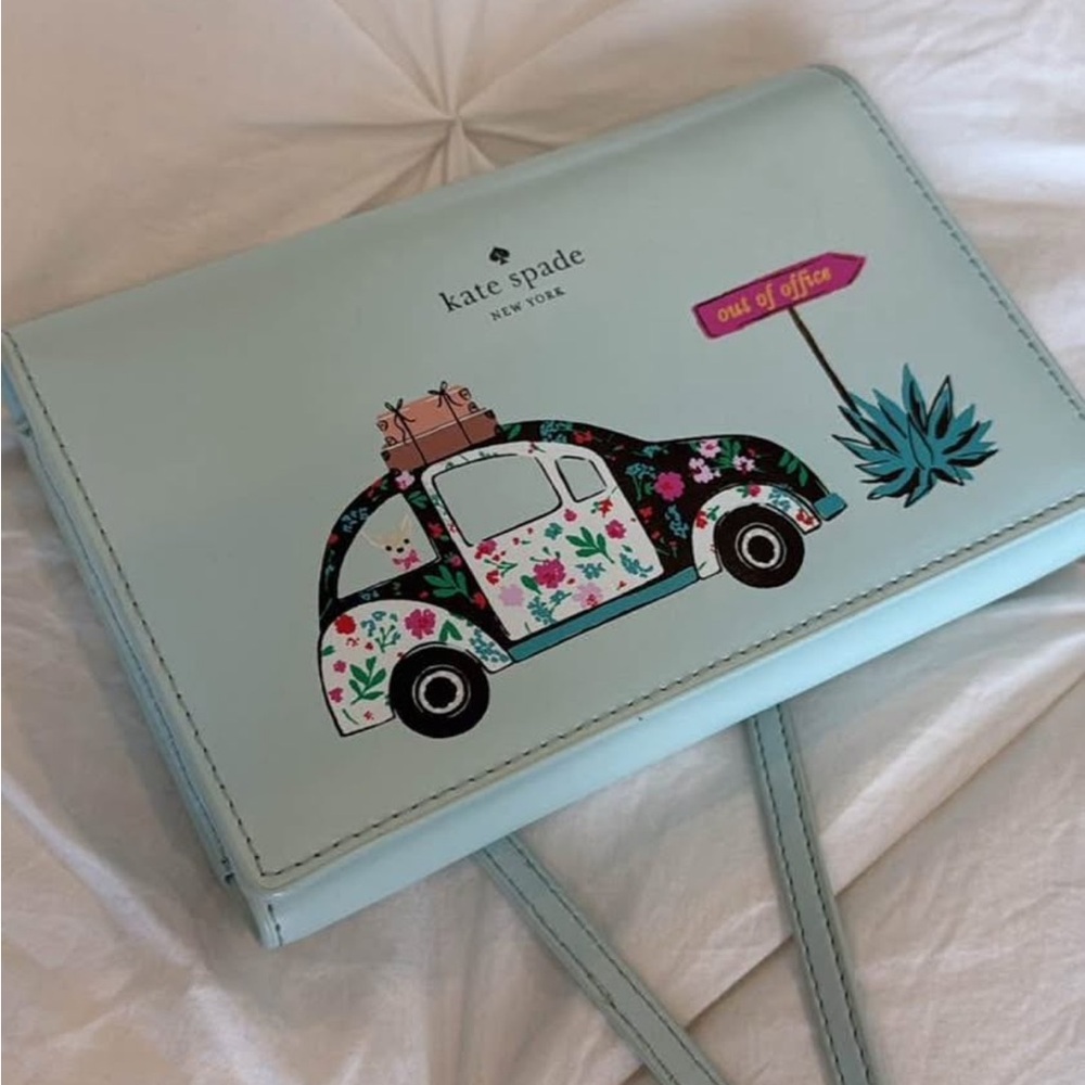 Kate Spade  Blue Floral handbag